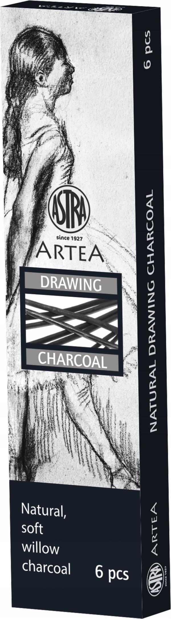 Natural Drawing Charcoal Astra 6-8mm 6st AS323115003
