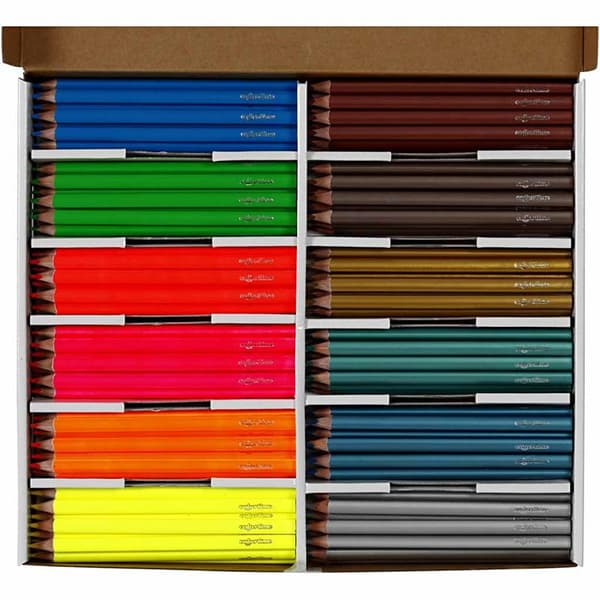 Colortime Färgpennor - 144 st Neon och Metallicfärger