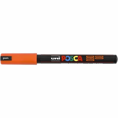 Posca Penna Ultra Fine PC-1MR Pin Type - Orange