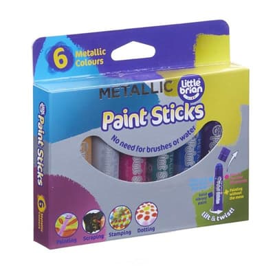 Little Brian Paint Sticks Metallic- Målar Sticks