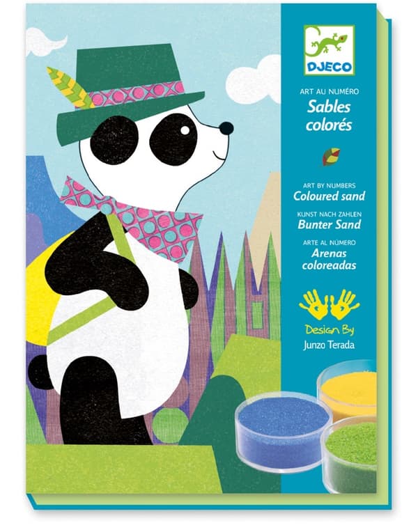 Sandboard Panda ja ystävät - Djeco