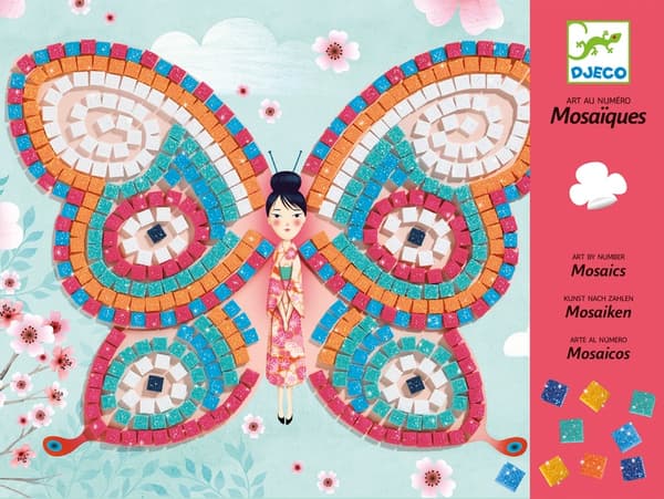 Mosaik, sommerfugle - Djeco