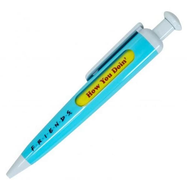 Friends Citat Pen Blue/White One Size