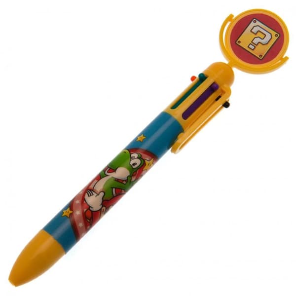 Super Mario Uttagbar penna Yellow/Blue/Red One Size