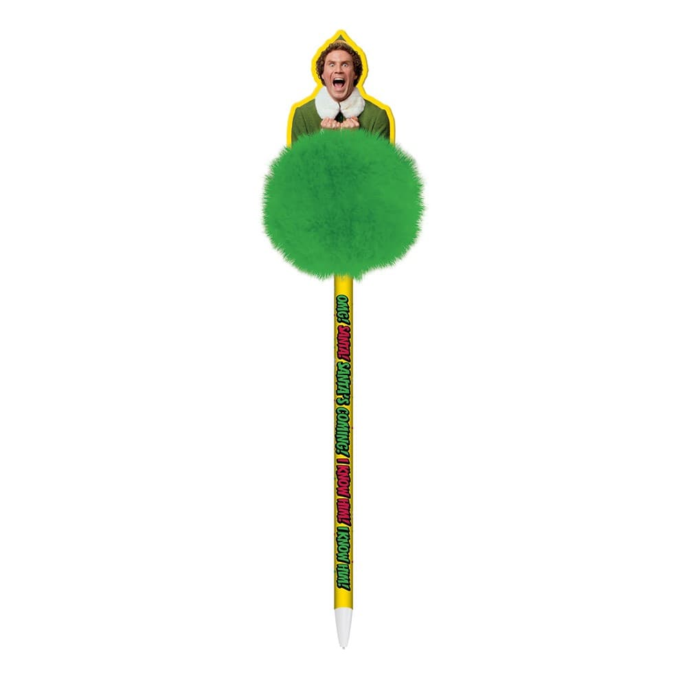 Elf Santa, I Know Him Pom Pom Julpenna (2 st.)