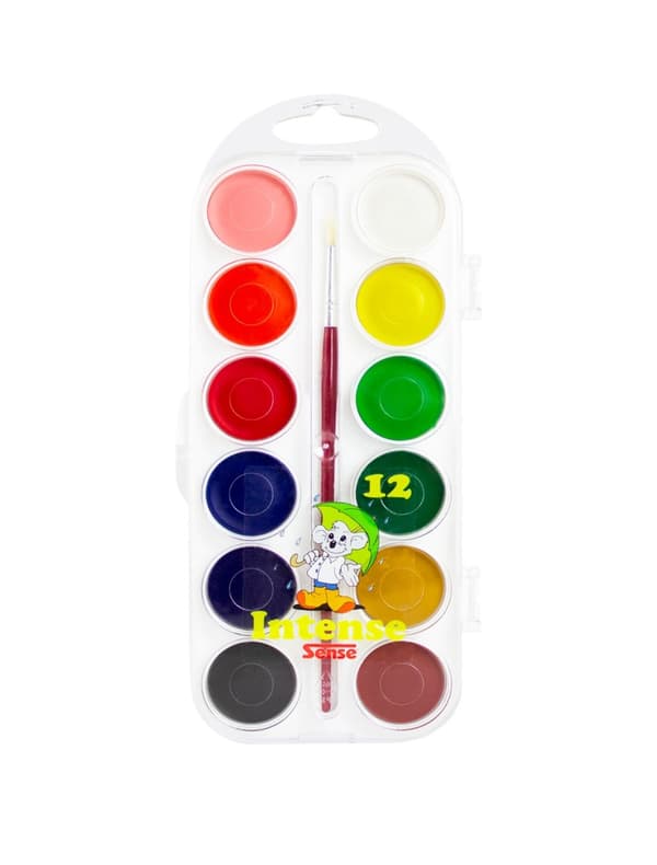 Sense Watercolor Box 12-Pack Base Colors