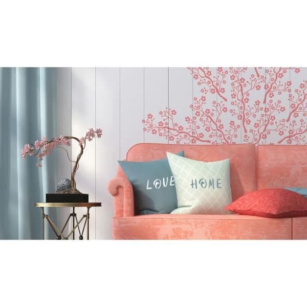 Pochoir - Aladine - Sakura-grenar - 20x30 cm - Lätt att rengöra - Idealisk för scrapbooking
