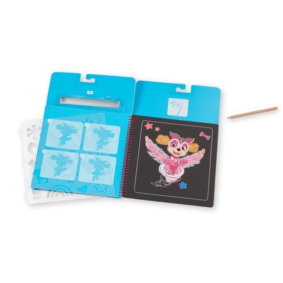 Paw Patrol Scratch Art Pad, Skye - Melissa & Doug