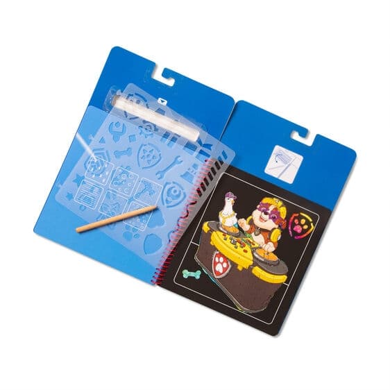 Paw Patrol Scratch Art Pad, Chase - Melissa & Doug