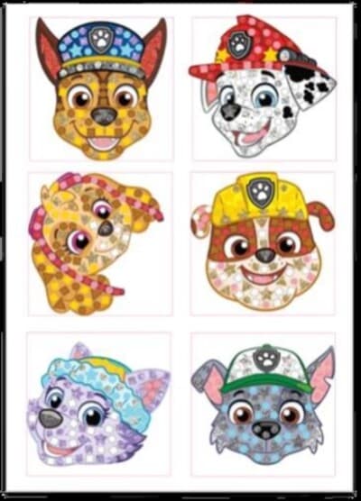Paw Patrol Mosaic Pictures