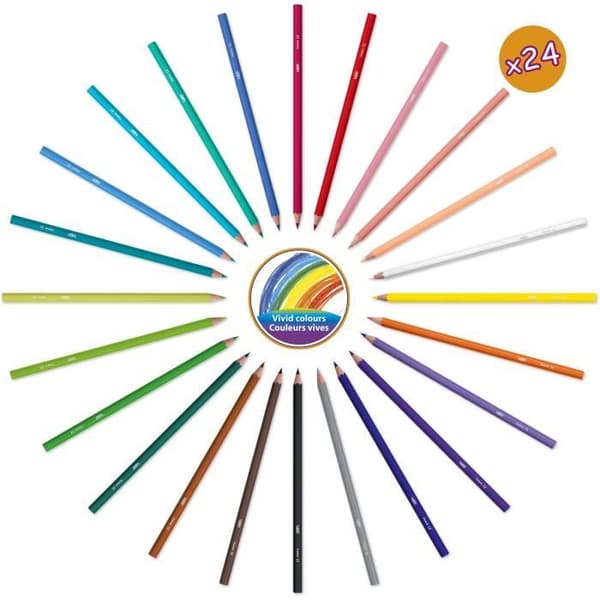 BIC Kids Målarbok - 60 Färgpennor/60 Målfärger