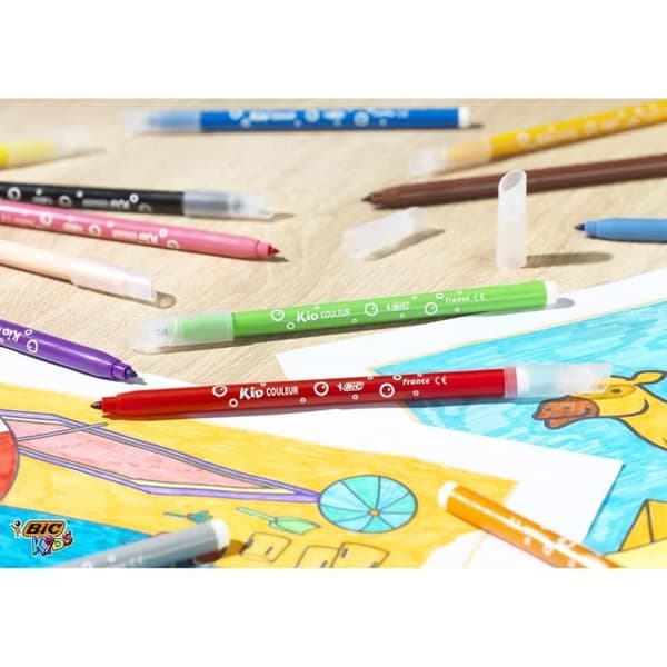 BIC Kids Målarbok - 60 Färgpennor/60 Målfärger
