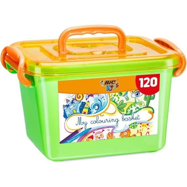 BIC Kids Målarbok - 60 Färgpennor/60 Målfärger