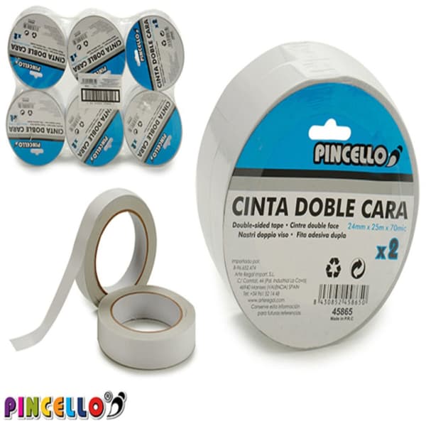 Selvklæbende bånd Dobbeltsidet (2 pcs)