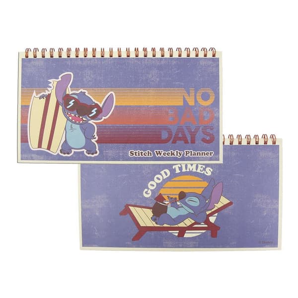 Ugentlig Planner Disney Stitch Papir (35 x 16,7 x 1 cm)