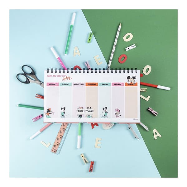 Weekly Planner Minnie Mouse Notesblok (35 x 16,7 x 1 cm)