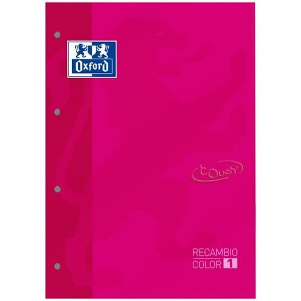 Udskifter Oxford TOUCH  Ark 80 Ark 5 enheder A4 Fuchsia 5 Dele