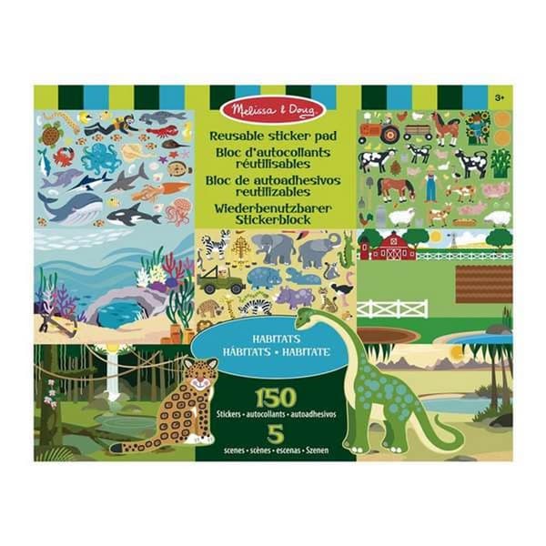 Klistermærkealbum Melissa & Doug Habitats