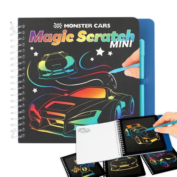 Monster Cars Mini Magic Scratch