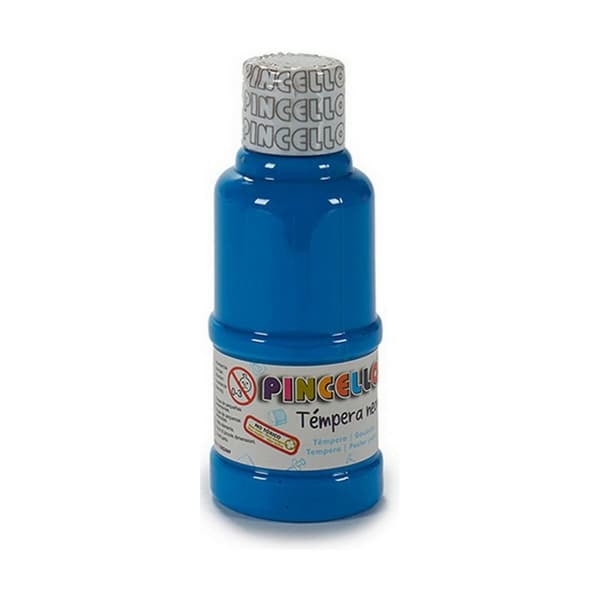 Tempera Pincello Neon Blå 120 ml (12 enheder)