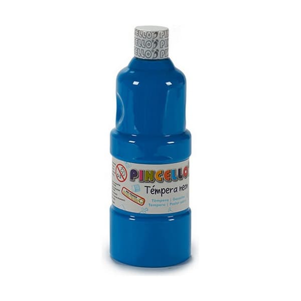 Tempera Pincello Neon Blå 400 ml (6 enheder)