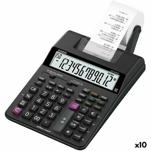 Tulostinlaskin Casio HR-150RCE Musta (10 osaa)
