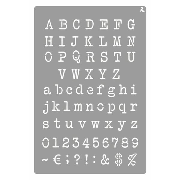 Pohjallinen La Pajarita ST-11 Numerot ja kirjaimet
