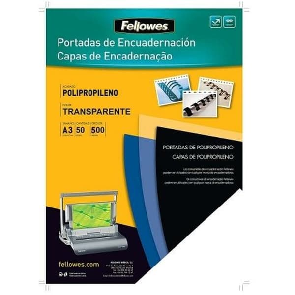 Cover Fellowes Bindende Gennemsigtig A3