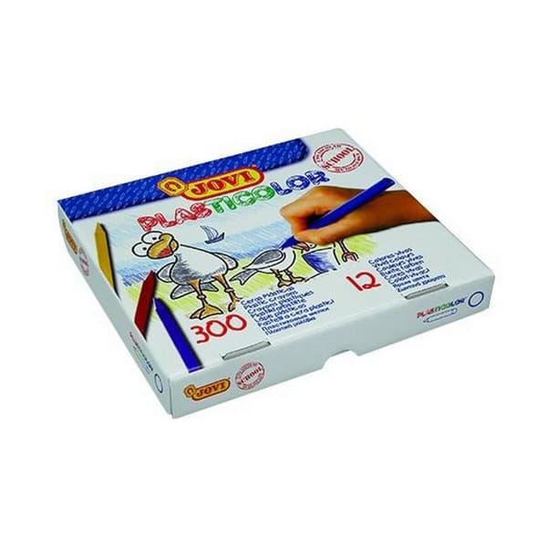 Farvevoks Jovi Plasticolor 300 enheder Kasse Multifarvet