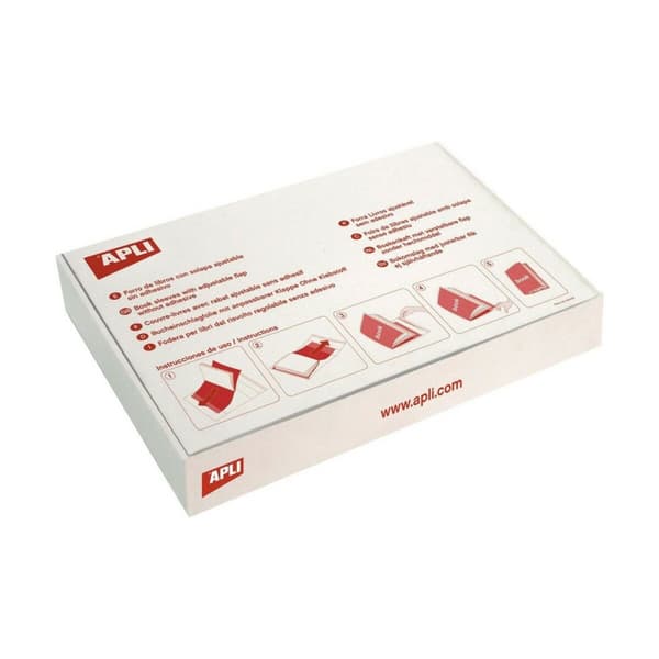 Bog-case Apli 100 enheder 28 x 53 cm Gennemsigtig (100 enheder)