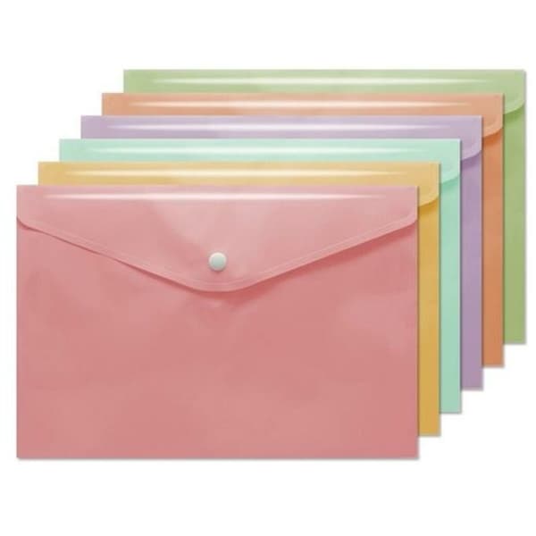 Konvolutter Bismark Dokumentmappe Kage A4 polypropylen 32,5 x 23 cm (50 enheder)