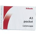 Miniatyrbillede 1 af 3: Case Esselte Landscape Pocket Vandret Gennemsigtig A3 polypropylen (10 Dele)