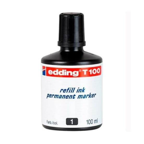 Genopfyld blæk Edding T100 Fastansat 100 ml (10 enheder)