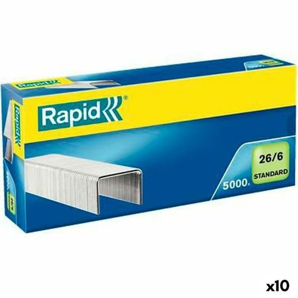 Hæfteklammer Rapid 5000 Dele 26/6 (10 enheder)