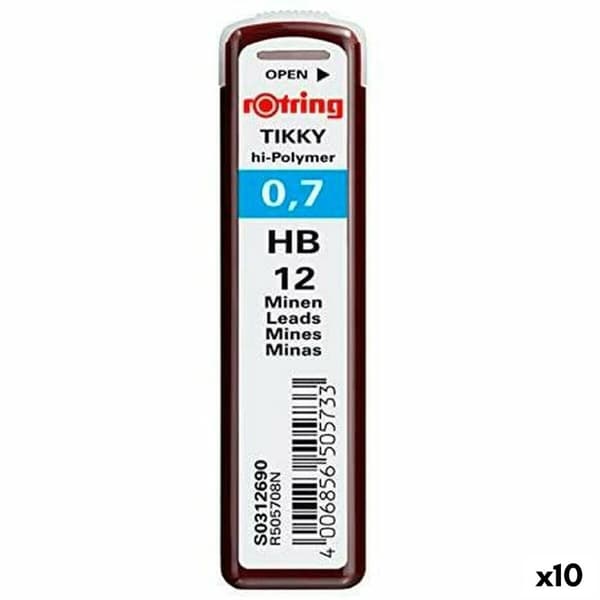 Bytte af blyant bly Rotring Polymer 0,7 mm (10 enheder)