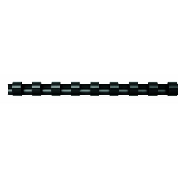 Spiraler Fellowes 53465 100 enheder Sort PVC Ø 12 mm