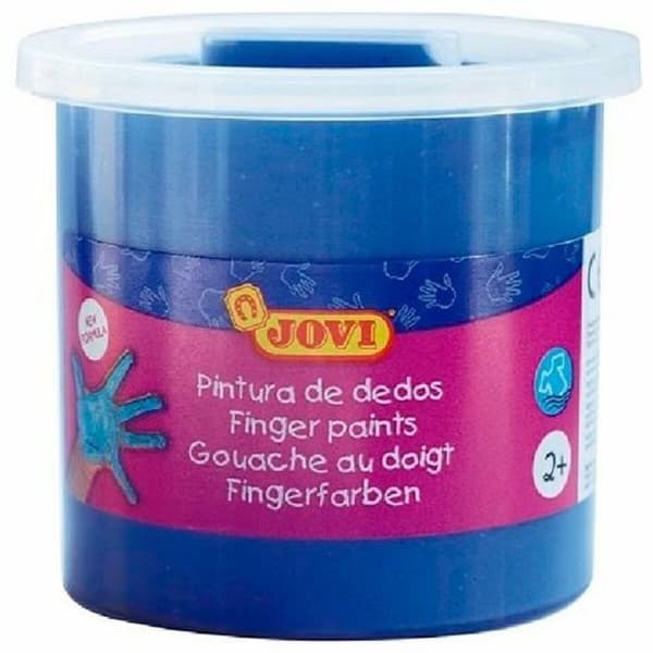 Fingermaling Jovi Æske 5 Dele Blå 125 ml