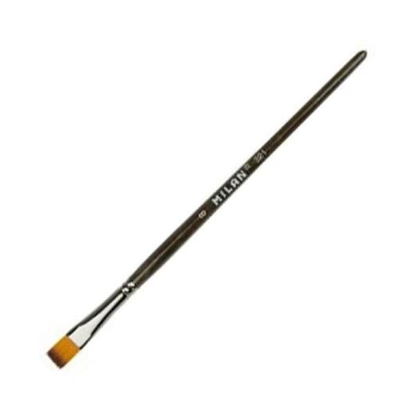 Pensel Milan Serie 321 Nº12 Flad (12 enheder)