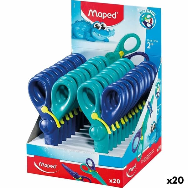 Saks Maped Kidipulse Børns 12 cm Blå (20 enheder)