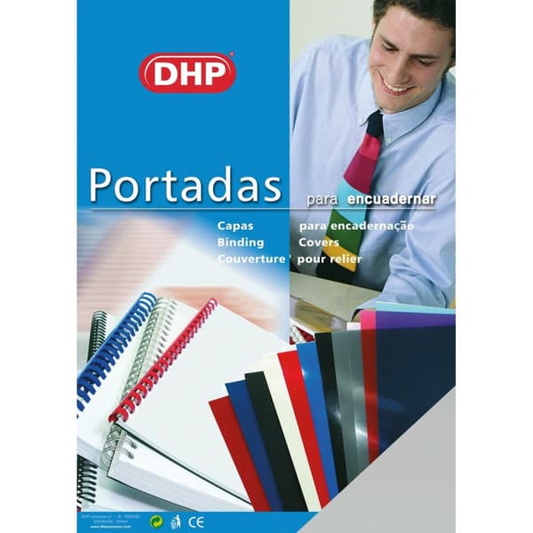 Omslagsark DHP Gennemsigtig A4 polypropylen 100 Dele