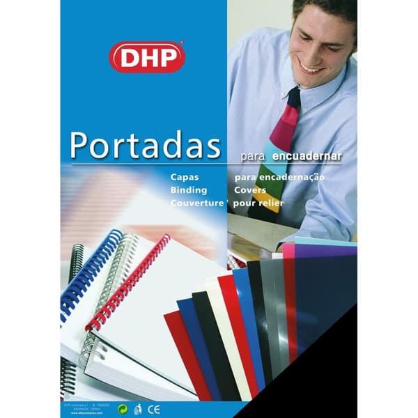 Omslagsark DHP Sort A3 polypropylen 100 Dele