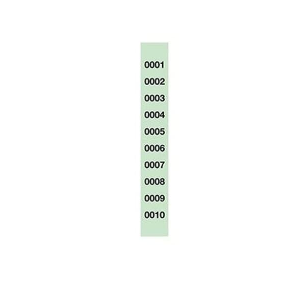 Tombola nummerstrimler Apli 1-1000 10 Dele 30 x 210 mm
