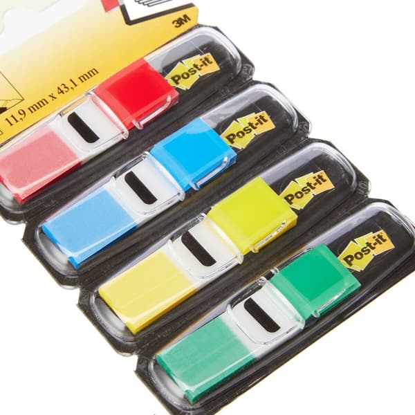 Sut med klæberige noter Post-it 683-4 Multifarvet 12 x 43,1 mm (6 enheder)