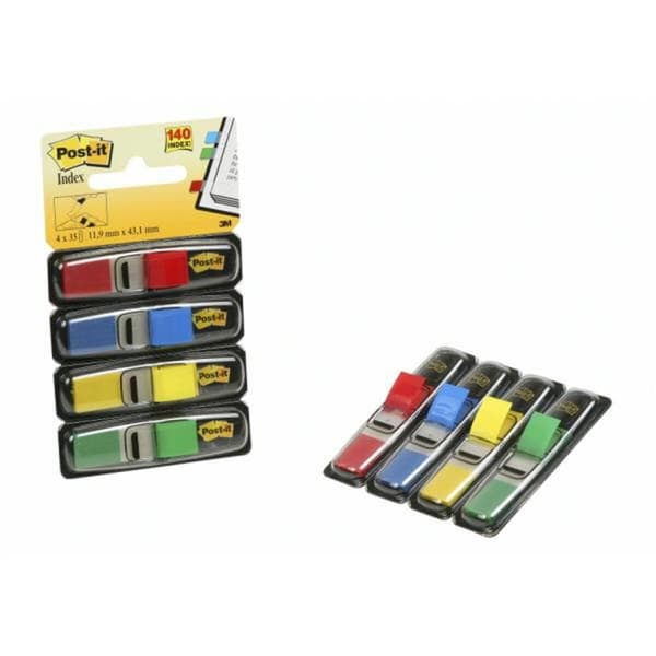 Sut med klæberige noter Post-it 683-4 Multifarvet 12 x 43,1 mm (6 enheder)
