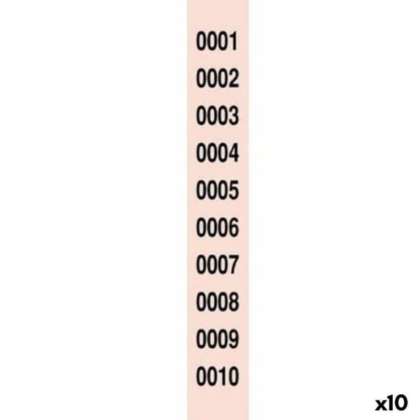 Tombola nummerstrimler 1-5000 (10 enheder)