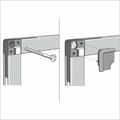 Miniatyrbillede 2 af 2: Opslagstavle Nobo Essence Blå Filt Aluminium 120 x 90 cm