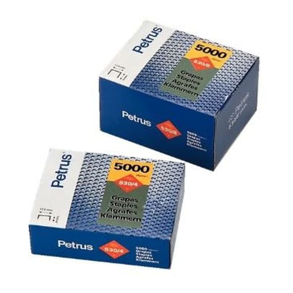 Hæfteklammer Petrus 5000 Dele 530/6 6 mm