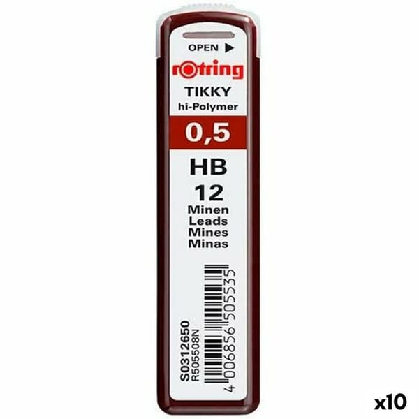 Bytte af blyant bly Rotring Polymer 0,5 mm (10 enheder)