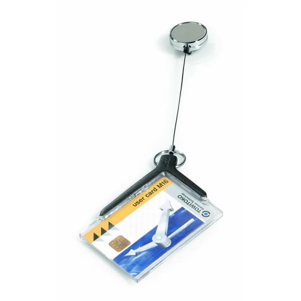 Cover til identitetskort Durable DELUXE PRO Gennemsigtig Antracit polypropylen 10 Dele (10 enheder)