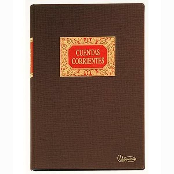 Regnskabsbog Miquelrius 4022 Brun A4 100 Ark